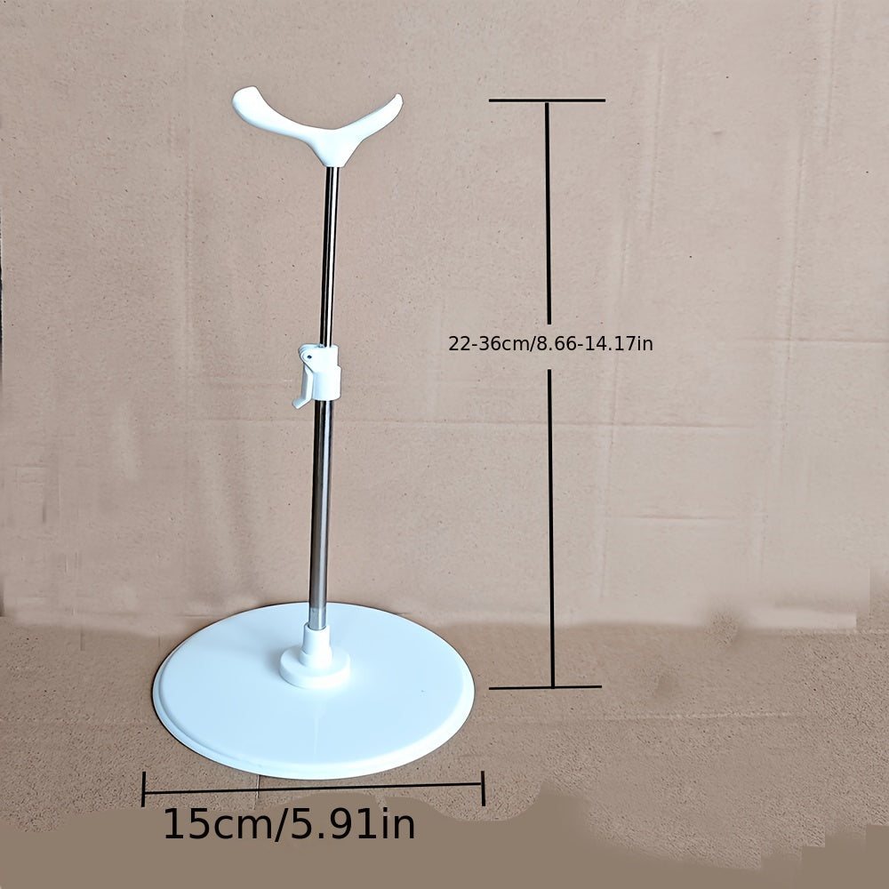 Stainless Steel BJD Doll Stand Doll Support Holder Silvery Gray