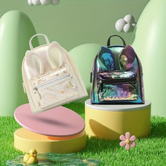 Kids' Rabbit Ear Backpack Waterproof Schoolbag