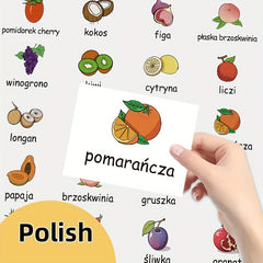 Polish Vocabulary Stickers for Toddlers - Interactive Language Learning Stickers