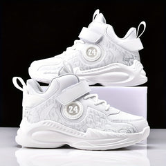 Boy's High Top Basketball Shoes Non Slip Sneakers