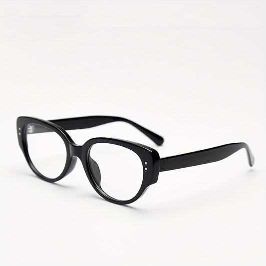 Clear Lens Cat Eye Glasses Lightweight Anti Light Eyeglasses