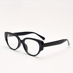 Clear Lens Cat Eye Glasses Lightweight Anti Light Eyeglasses