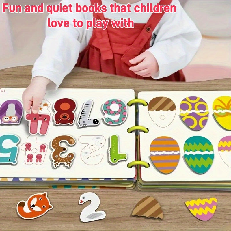 Interactive Quiet Book for Toddlers Educational Sensory Learning Activity Toy