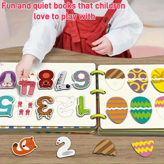 Interactive Quiet Book for Toddlers Educational Sensory Learning Activity Toy