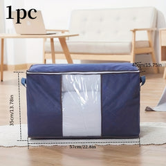 Foldable Clothes Storage Box Quilt Organizer Bag
