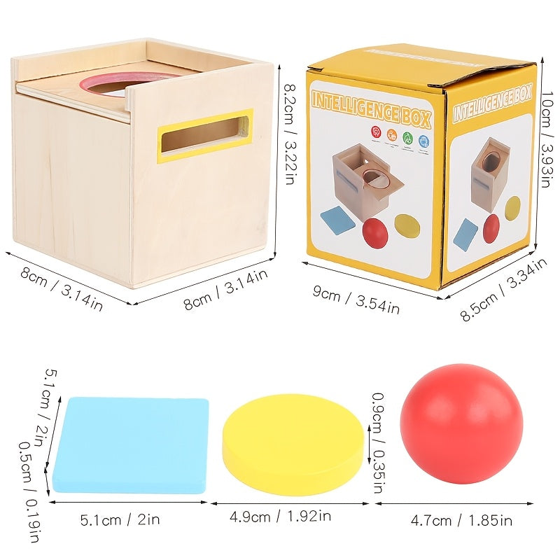 Educational Shape Sorting Stacking Blocks with Drawer