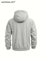 Men's Zip Up Hooded Jacket & Stretch Joggers Set