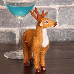 Christmas Deer Window Display Props Desktop Ornaments
