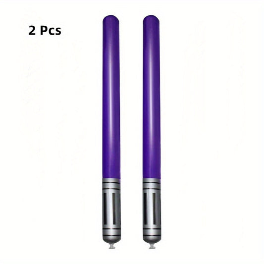 2 PCS Inflatable Laser Sword Toys Game Props Birthday Party Concert Pool Gift