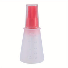 Kitchen BBQ Brush High Temp Resistant Silicone Bottle Brush