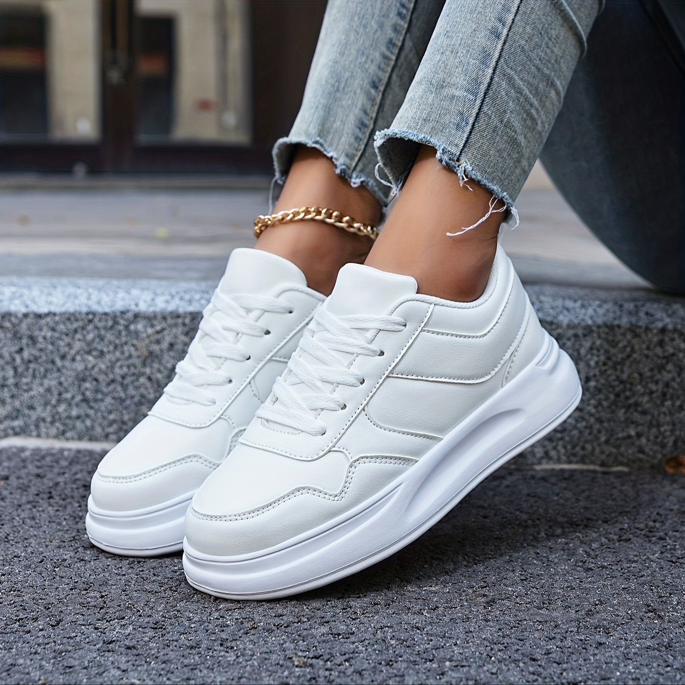Casual Skateboard Shoes Thick Sole Versatile Board Shoes