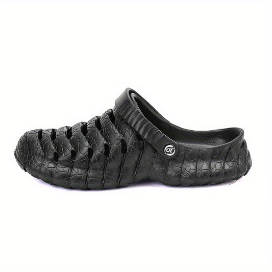 Men's Lightweight Comfy Clogs Hollow Out Non Slip Garden Shoes