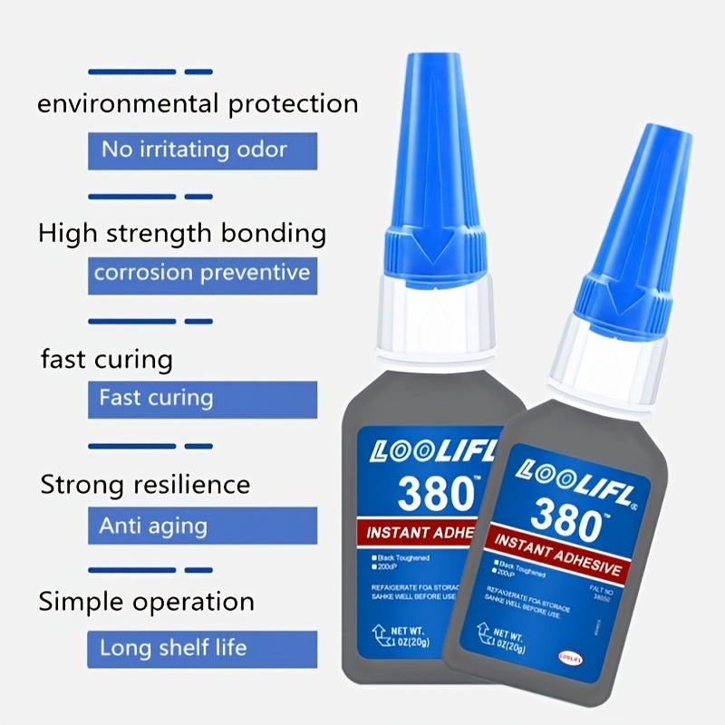 380 Strong Glue Quick Drying Adhesive Plastic Metal Ceramic Glass Wood
