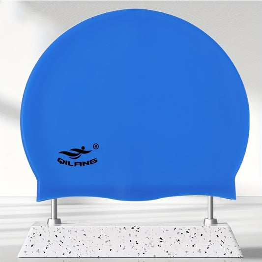 High Elastic Silicone Swimming Cap for Long Hair