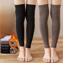 Thick Leg Warmers Yoga Knee High Socks Women's Stockings