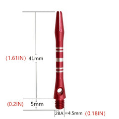 3pcs Vibrant Aluminum Dart Rods, Replacement for Dart Set