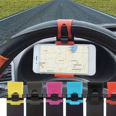 Car Steering Wheel & Bike Clip Phone Holder - Keep Your Phone Secure