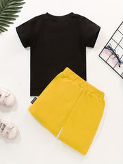 Boys Journey Graphic Tee & Drawstring Shorts Set