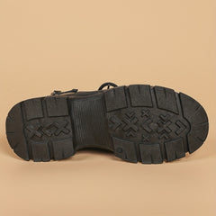Women's Lace-Up Non-Slip Motorcycle Boots