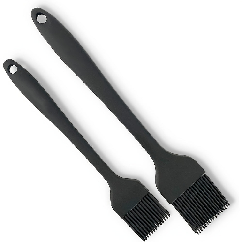 2 piece Set High Temp Silicone Brush BBQ Tool Halloween Party Camping B