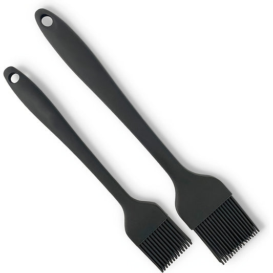 2 piece Set High Temp Silicone Brush BBQ Tool Halloween Party Camping B