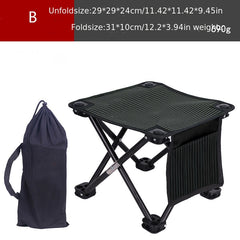 Portable Folding Stool Lightweight Chair for Outdoor Camping Fishing