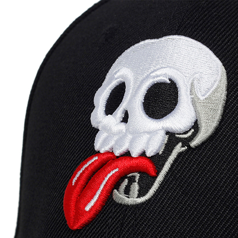 Skull Tongue Out Baseball Cap Unisex