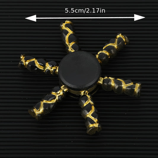 Mini Colorful Fidget Spinner Metallic Spin Ideal for Focus