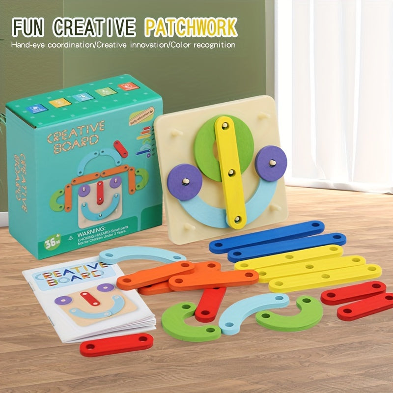 Alphabet & Number Building Blocks Toy Set