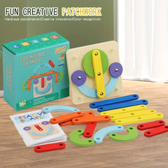 Alphabet & Number Building Blocks Toy Set