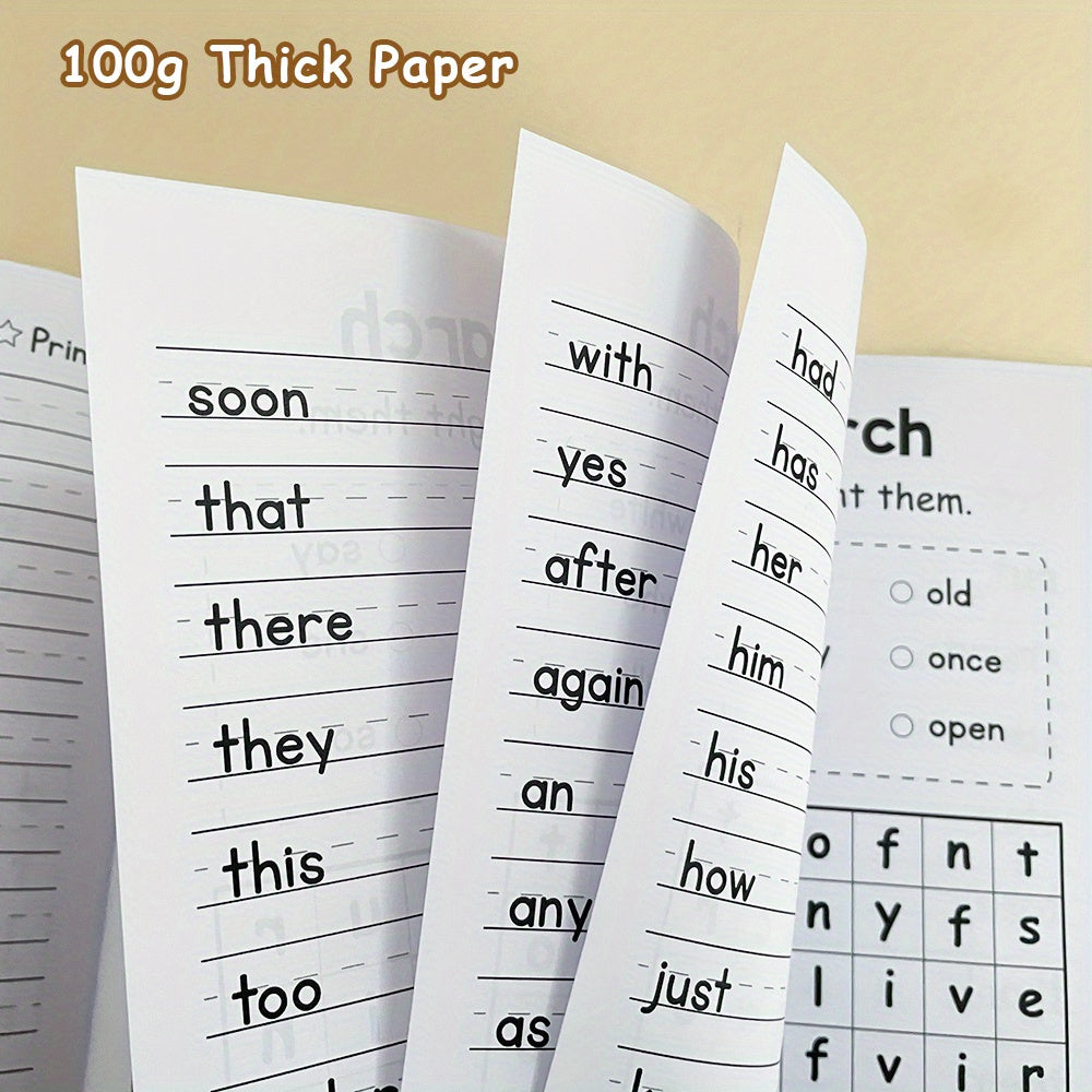 LACHILLY 220 Sight Words Workbook & Word Games for Preschool Kindergarten