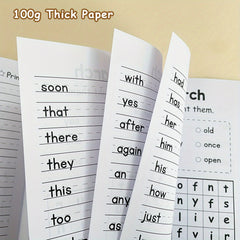 LACHILLY 220 Sight Words Workbook & Word Games for Preschool Kindergarten