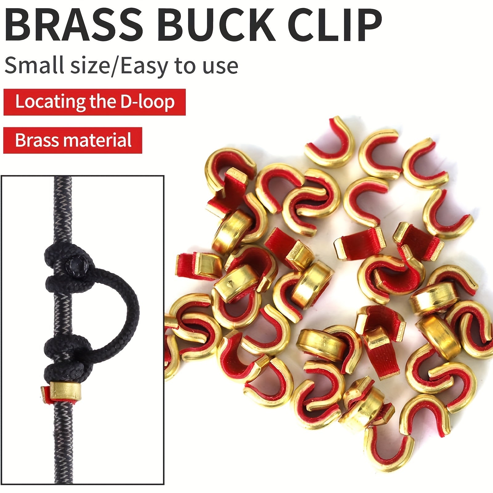 12pcs Bow String Nocking Points for Compound and Recurve Bow