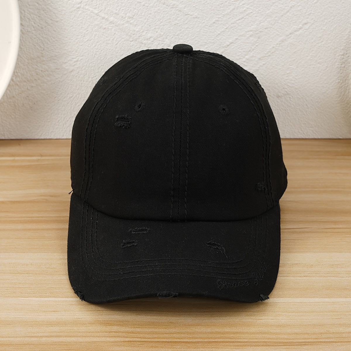 Letter Embroidery Unisex Baseball Cap Adjustable Casual Style Hat F