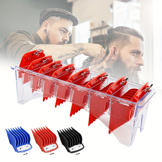 8 Piece Hair Clipper Guard Combs Set for Relaxed Textured Hair