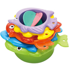 6pcs Water Bath Stacking Toys Set for Parent Child Early Education