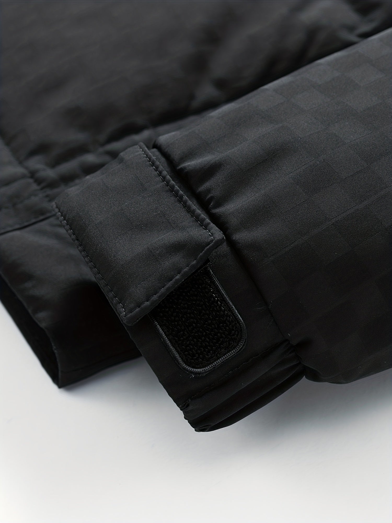 Casual Check Pattern Puffer Jacket for Women
