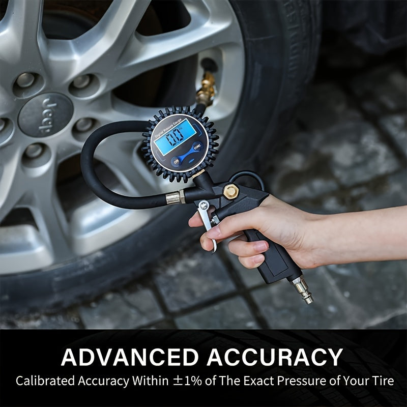 Digital Tire Pressure Gauge Inflator with LCD Screen