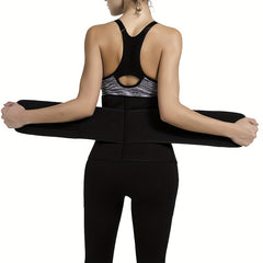 Waist Trainer Tummy Wrap Slim Zipper Girdle Belt Cincher