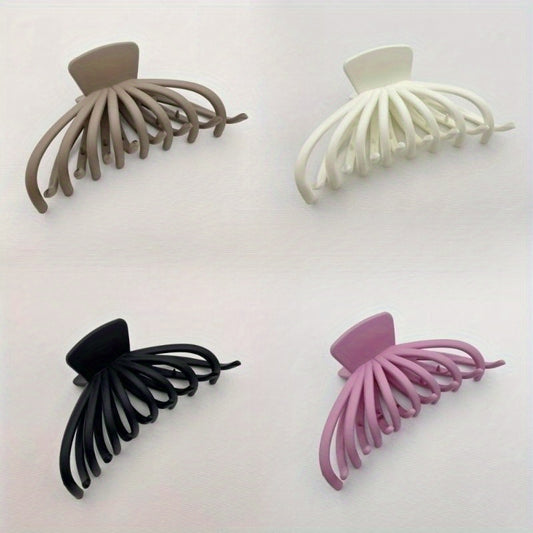 Matte Large Hair Claw Nonslip Ponytail Holder Hair Clip Women Girls
