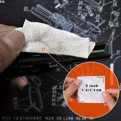 600pcs 3 Gun Cleaning Patches Lint Highly Absorbent Gun Cleaning Kit Supplies