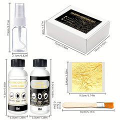 T126 Golden Foil Glue Combo Kit