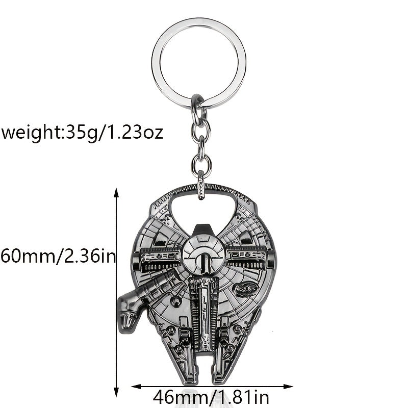 Men's Portable Bottle Opener Keychain Pendant