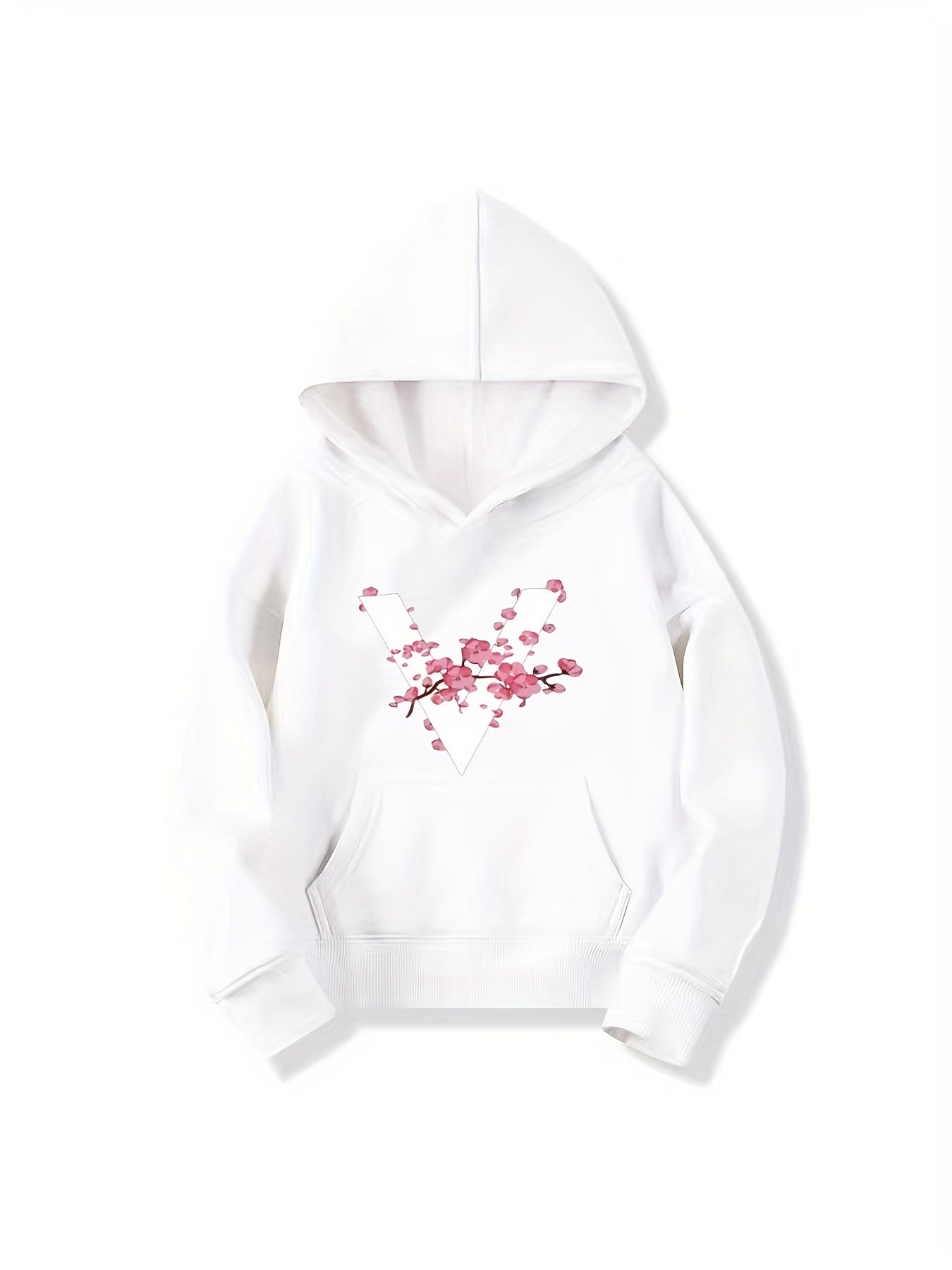 Girls' Long Sleeve Casual Hoodie Sweatshirt With Pocket