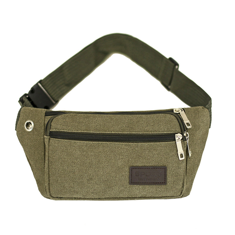 Canvas Waist Bag for Outdoor Adventures Unisex Fanny Pack