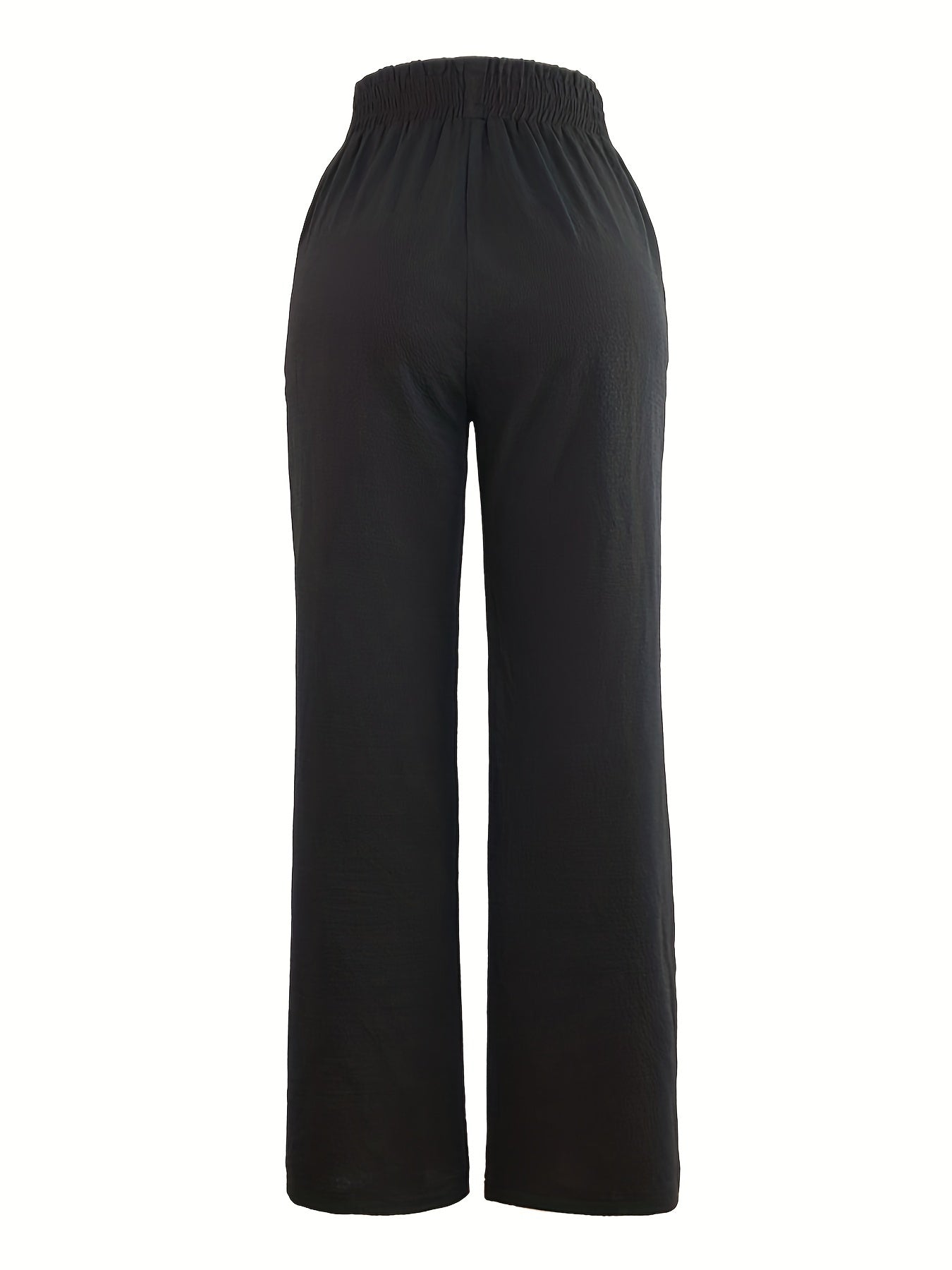 Casual Paper Bag Waist Pants for Spring & Summer