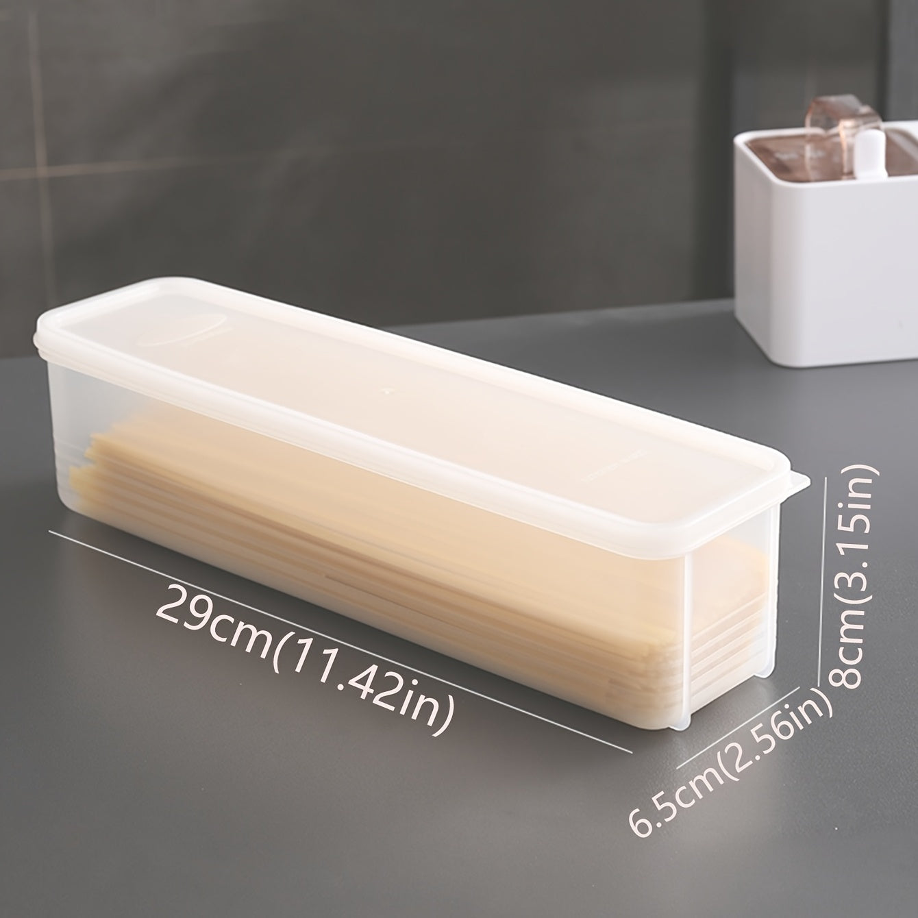 Plastic Square Containers for Noodles and Pasta Fresh Keeping Box