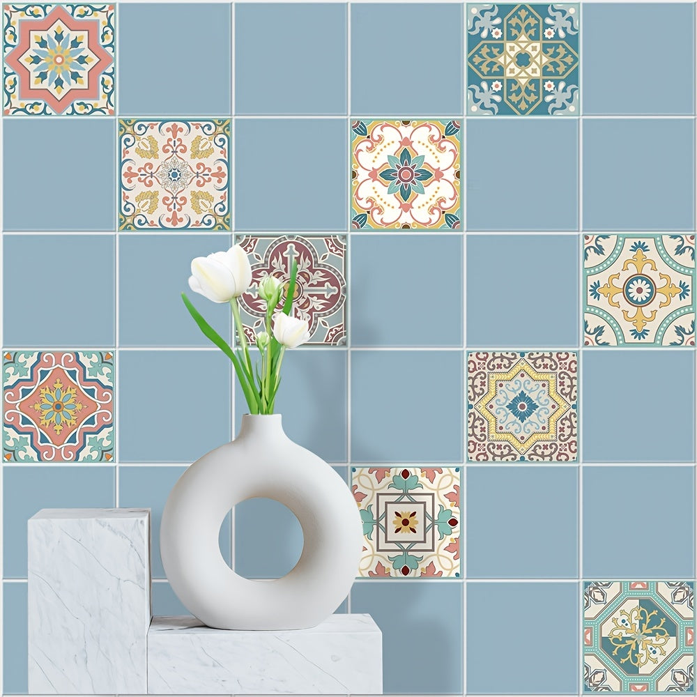 12pcs Crystal Wall Stickers Self Adhesive Tile Waterproof Decor