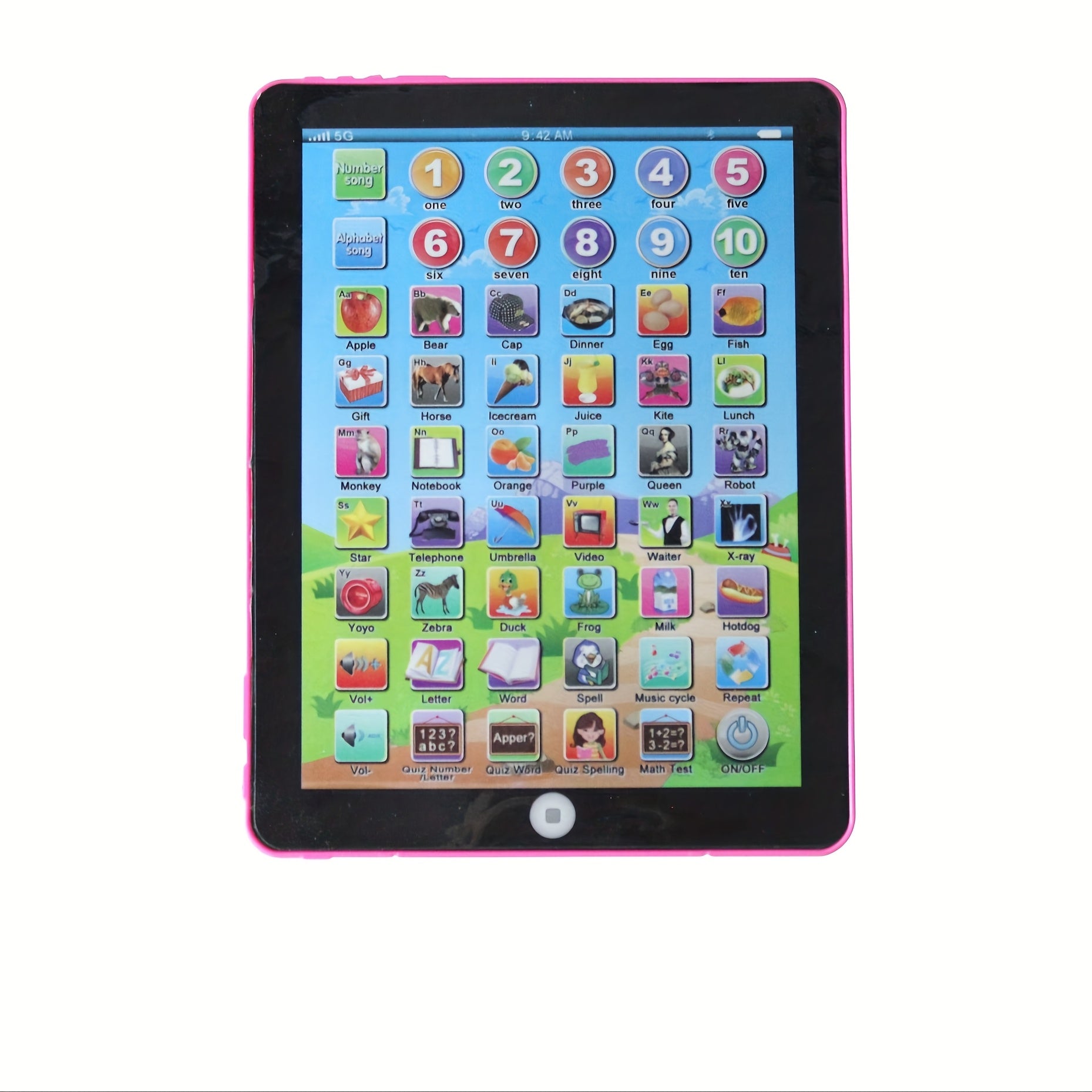 Kids' Interactive Tablet Educational Games & Activities Ideal Birthday Gift
