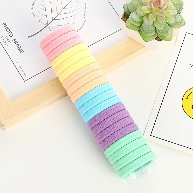20pcs Hair Ties for Women Girls Men Soft Seamless Hair Bands No Damage